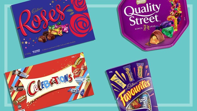 chocolate boxes favourites quality street roses celebrations